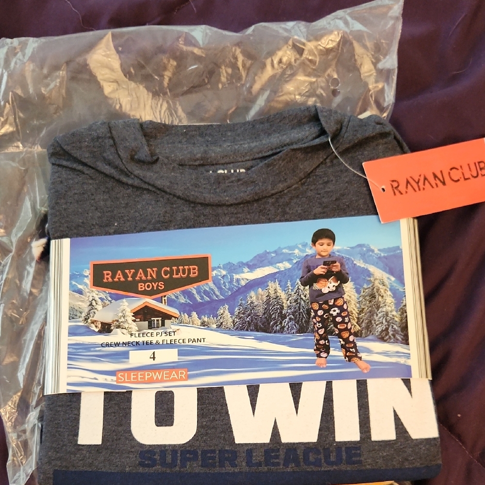 Boys' Gray Pajama Set